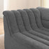 Upholstered L-Shaped Modular Sectional Sofa With Chaise, Wave-Shaped Armrest