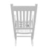Classic Wooden Porch Rocker Chair Populus Wood Comfortable Design