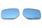 OLM Wide Angle Convex Mirrors (With Turn Signals/Defrosters) - Blue - 2015-2021 Subaru WRX / STI / 2015-2017 Crosstrek