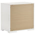 Ives 2-drawer Nightstand Bedside Table White High Gloss