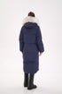 Genuine Silver Fox Down Fill Coat