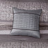 7 Piece Jacquard Comforter Set Grey/Taupe Queen