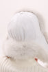 Genuine Arctic Fox Fur Genuine Leather Hat