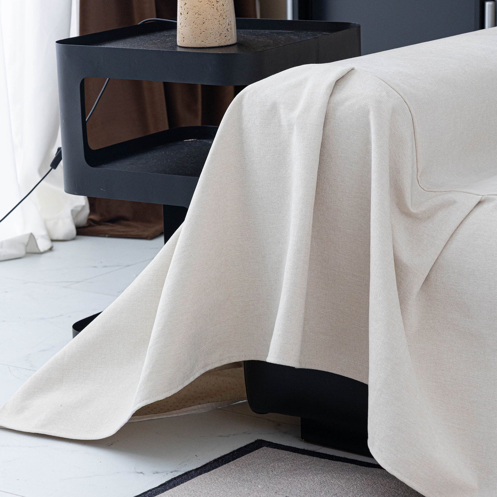 Water Resistant Couch Cover, Non Slip Furniture Protector for Leather & Fabric Sofa