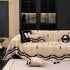 Chenille Sofa Throw Cover, Textured Chevron Decorative Couch Blanket for Living Room