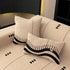 Chenille Sofa Throw Cover, Textured Chevron Decorative Couch Blanket for Living Room