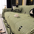 Chenille Sofa Throw Cover, Textured Chevron Decorative Couch Blanket for Living Room