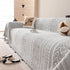 Decorative Slipcover for Pets, Kids, Boho Woven Couch Cover Throw Blanket with Tassel