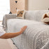 Decorative Slipcover for Pets, Kids, Boho Woven Couch Cover Throw Blanket with Tassel