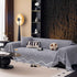 Luxurious Jacquard Couch Cover, Snag-Resistant Pet Friendly Couch Throw with Fringe