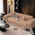Luxurious Jacquard Couch Cover, Snag-Resistant Pet Friendly Couch Throw with Fringe