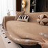 Luxurious Jacquard Couch Cover, Snag-Resistant Pet Friendly Couch Throw with Fringe