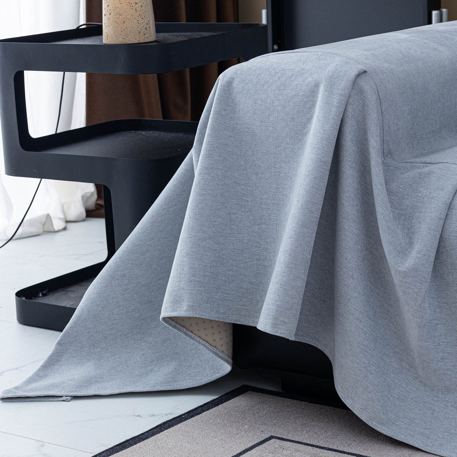 Water Resistant Couch Cover, Non Slip Furniture Protector for Leather & Fabric Sofa