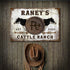 Cattle Brand - Holstein Sign