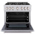 ZLINE 36" Select Gas Range Convection Gas Oven Stainless Steel HGR36