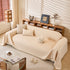 Natural Textured Linen Couch Cover, Breathable & Hypoallergenic Furniture Protector