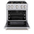 ZLINE 30" Select Dual Fuel Range Gas Cooktop Electric Convection Oven Stainless Steel Brass Burners HDR-BR-30