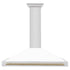 ZLINE 48" Autograph Stainless Wall Range Hood KB4STZ-WM48-G