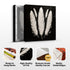 Minimalist Monochrome Feather Wall Art