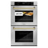 ZLINE 30"Professional True Convection Double Wall Oven, Air Fry, Self Clean, Stainless Steel, Champagne Bronze WADZ-30-CB