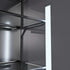 ZLINE 36" Panel Ready Built-In Bottom Freezer Refrigerator,Water Dispenser, Ice Maker,Graphite Gray, Champagne Bronze GRBIVZ-36-CB