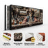 Skeleton Cowboy Barman At Western Saloon Wall Art