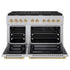 ZLINE 48"Gas Range, Convection Gas Oven, DuraSnow® Gold, SGRSZ-48-G