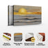 Golden Horizon Calm Wall Art