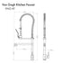 ZLINE Van Gogh Kitchen Faucet in Champagne Bronze, VNG-KF-CB