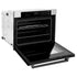 ZLINE 30" Autograph Edition Professional True Convection Single Wall Oven, Air Fry, Self Clean, Stainless Steel, Matte Black WASZ-30-MB