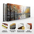 Parisian Rain Cityscape Wall Art