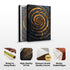 Black and Gold Spiral Wall Art