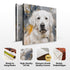 Customized Pet Portrait Abstract Wall Art
