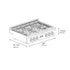 ZLINE 36" Paramount Gas Rangetop Black Stainless Steel SRTB-36