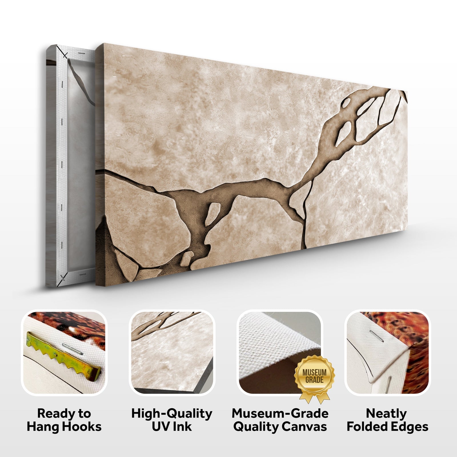 Muddy Abstract Wall Art
