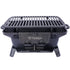 Oval Cast Iron Grill Outdoor Portable Charcoal Tabletop Skillet