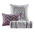 7 Piece Tufted Comforter Set - Plum California King