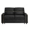 Pull Out Sofa Bed With Adjustable 3 Position Backrest, USB Charging Ports, Side Pockets