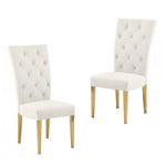 Modern Design Upholstered Dining Chair (Set of 2)