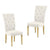 Modern Design Upholstered Dining Chair (Set of 2)