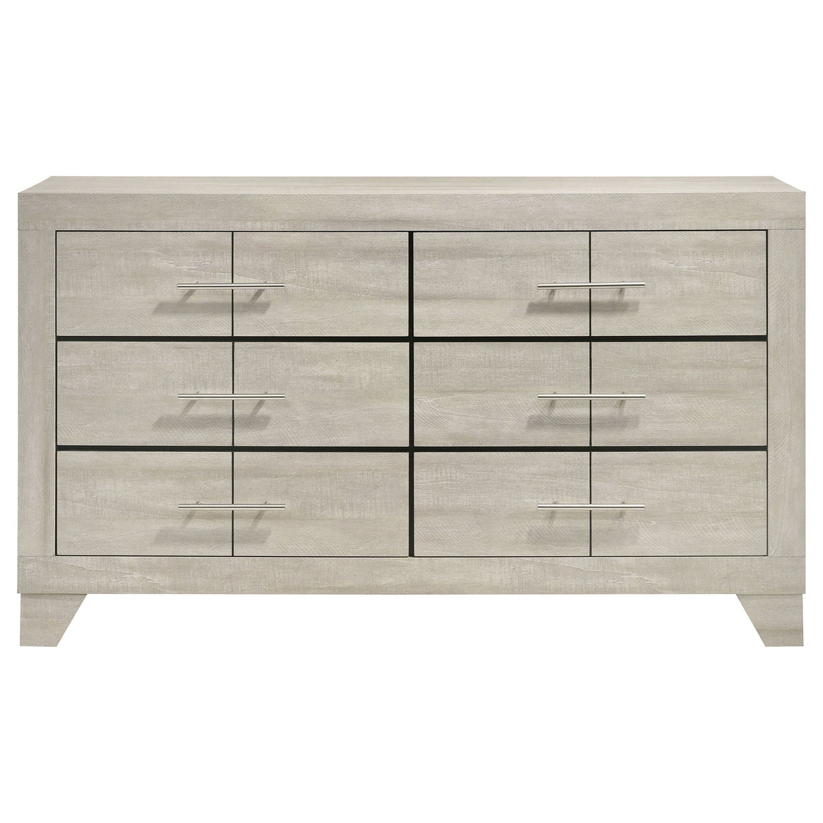 Trenton 6-drawer Bedroom Dresser Rustic Cream