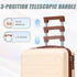 14'/20' 2-Piece Beige ABS Spinner Wheel Luggage Set