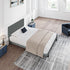 Modern Upholstered Platform Bed Frame With Button Tufted Fabric Headboard