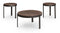 Horizon Hills - Occasional Table Set (Set of 3) - Brown / Black