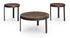 Horizon Hills - Occasional Table Set (Set of 3) - Brown / Black
