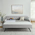 Size Upholstered Daybed With Trundle And USB Charging Armrest