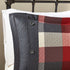 7 Piece Herringbone Comforter Set - Red California King