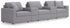 Modmax - Sectional - Granite