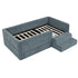 Safe Kids Bed With Guardrails And Storage