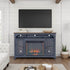 Fireplace TV Stand For TVs Up To 80" - Blue